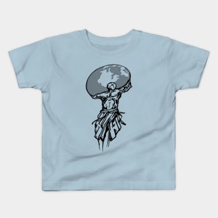 Weight of the world Kids T-Shirt